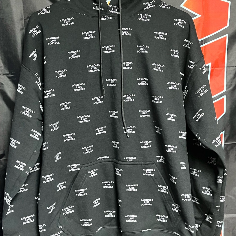 Black hoodie